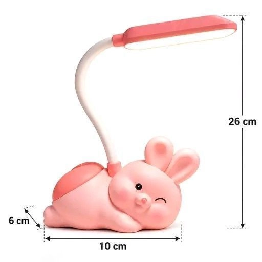 Cute baby bunny table lamp