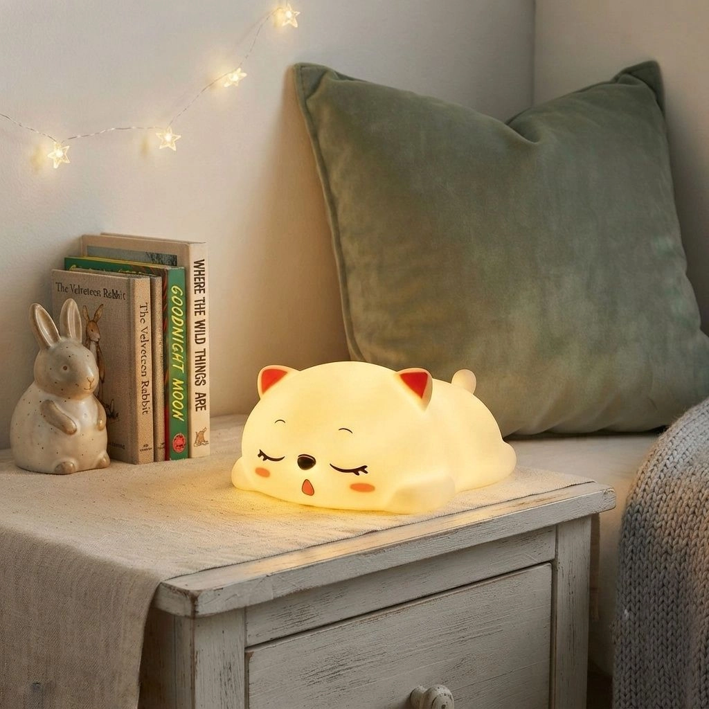 Cute cat table lamp 1