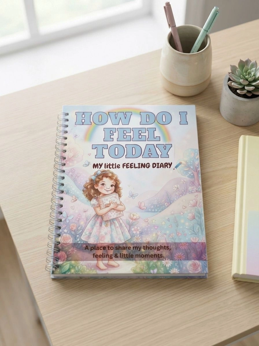 Kids emotional tracker  diary for girls 1