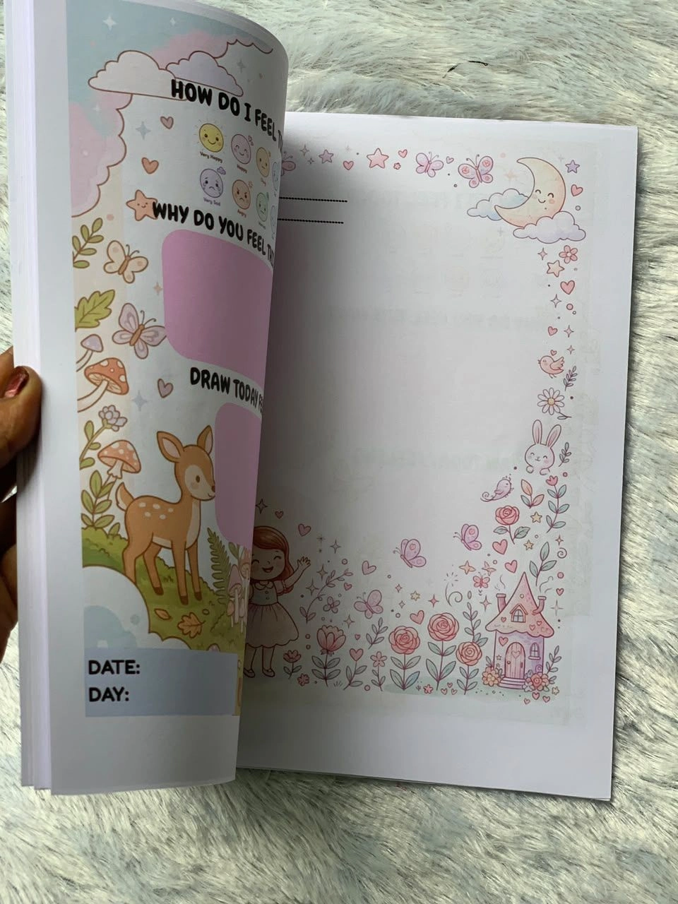 Kids emotional tracker  diary for girls 2