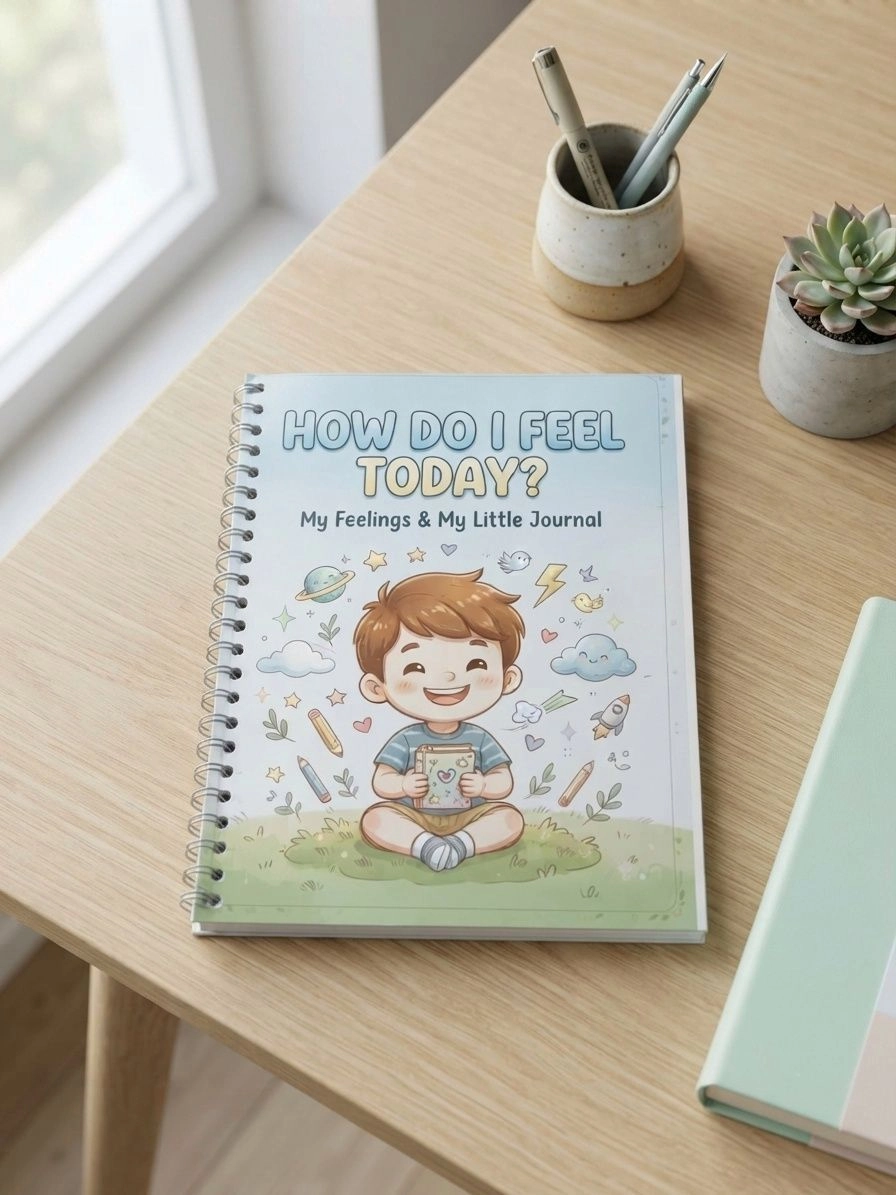 Kids emotional tracker diary for boys 1