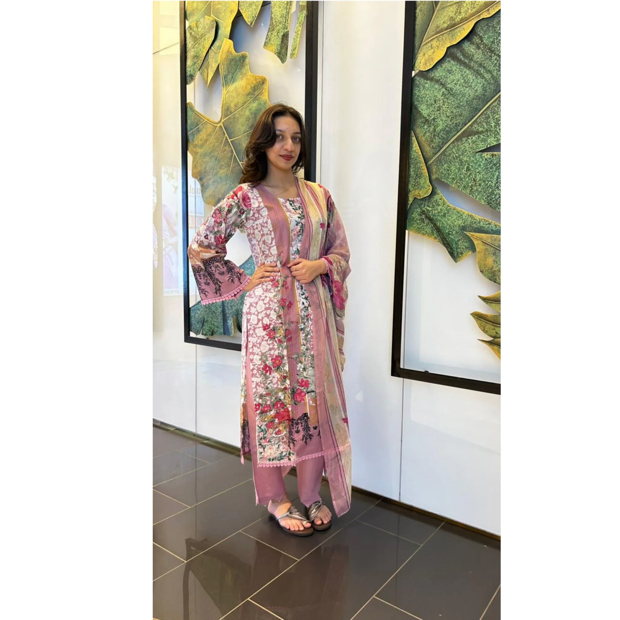 Pakistani lawn suit 1