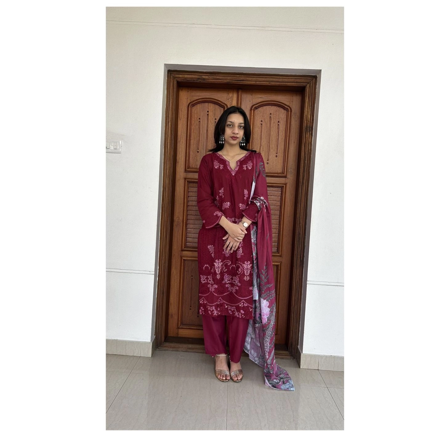 Pakistani lawn suit 1