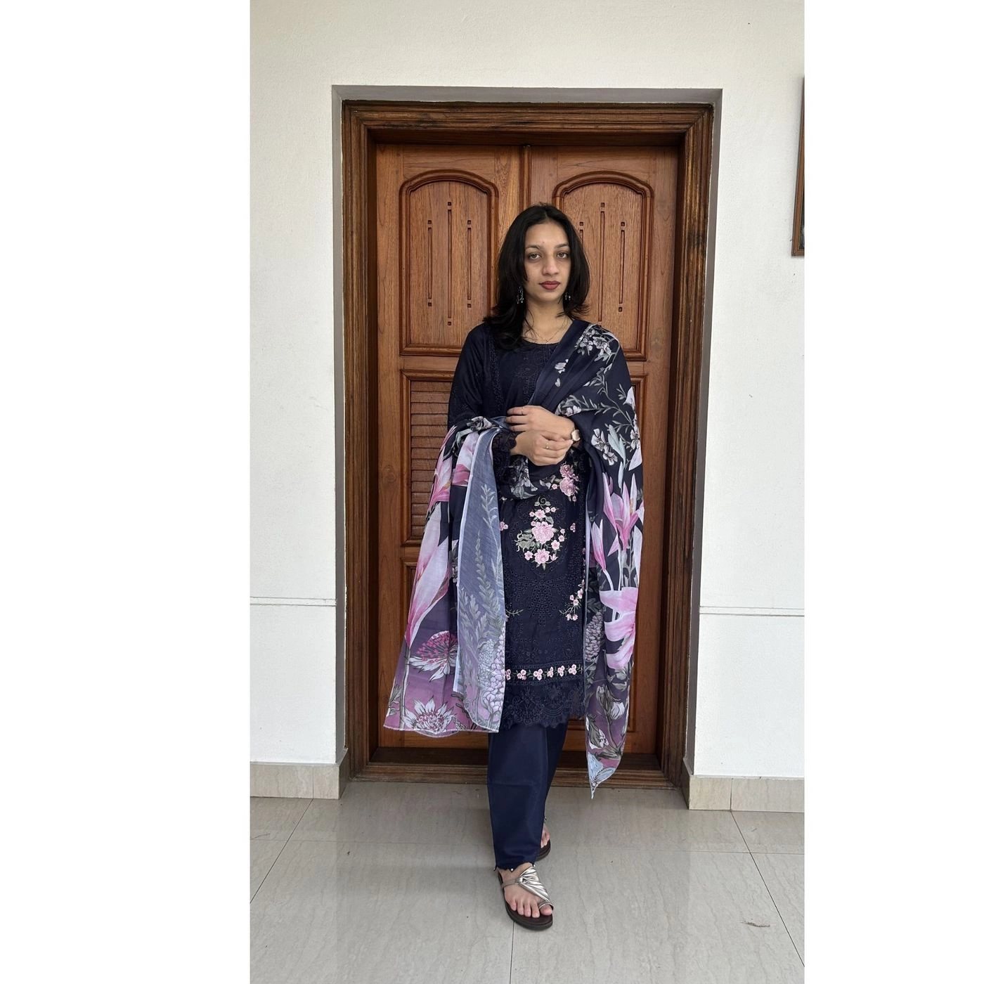 Pakistani lawn suit 1