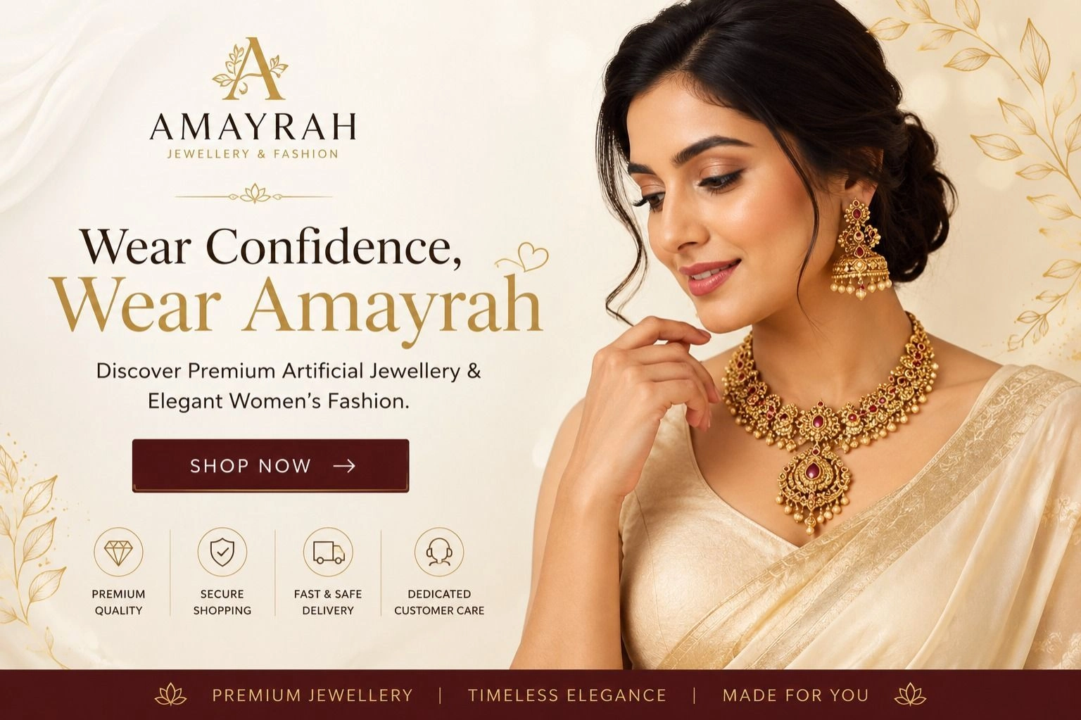 Wear Confidence, Wear Amayrah