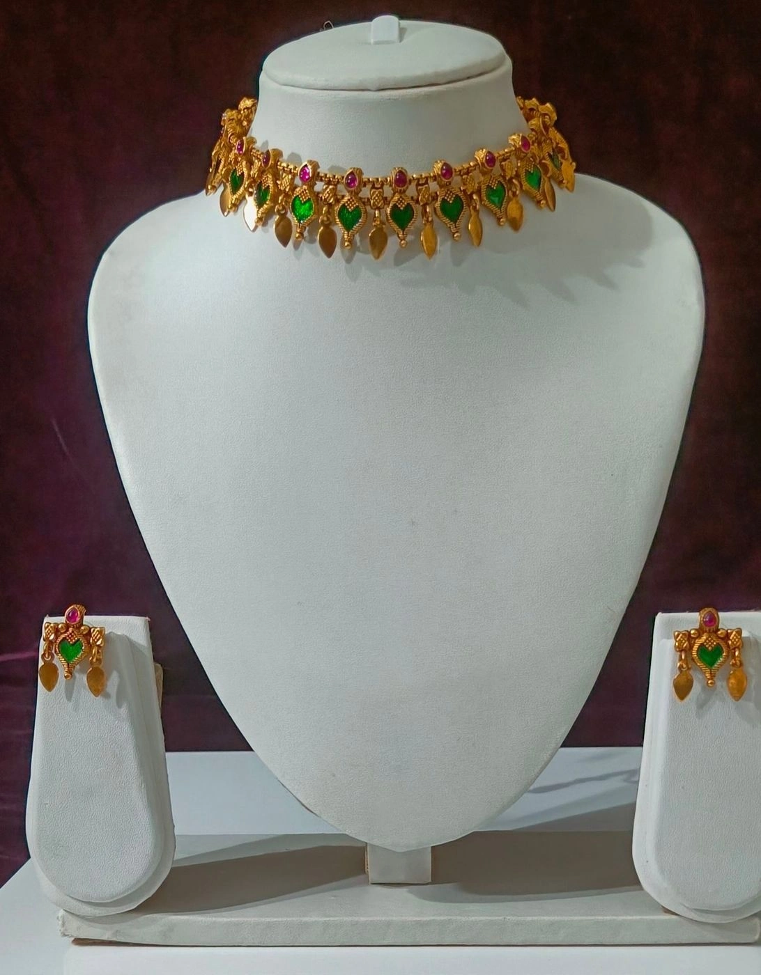 Premium Palakka Elakkathali Choker Set 1