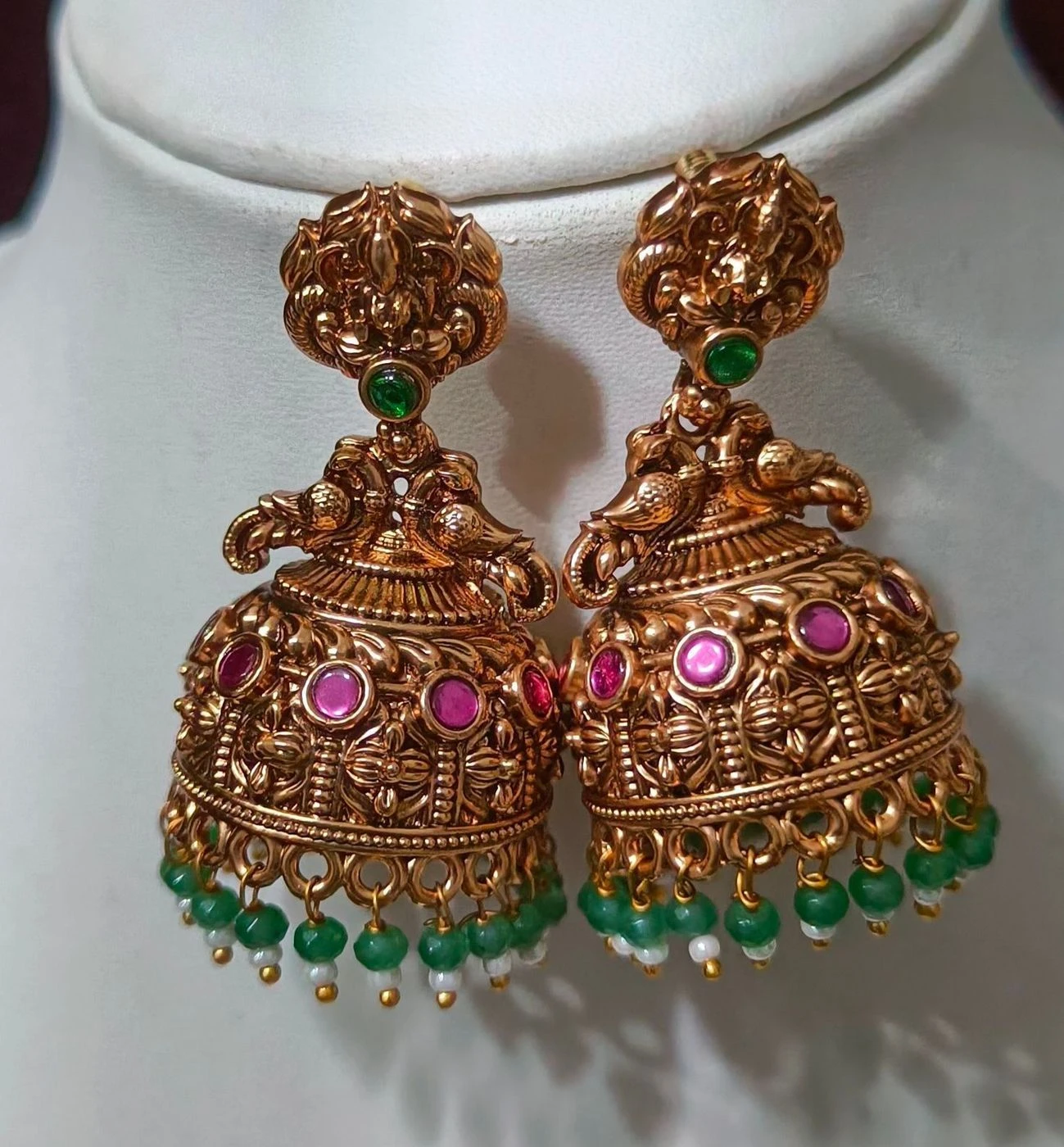 ⭐ Premium Antique Jhumka 1