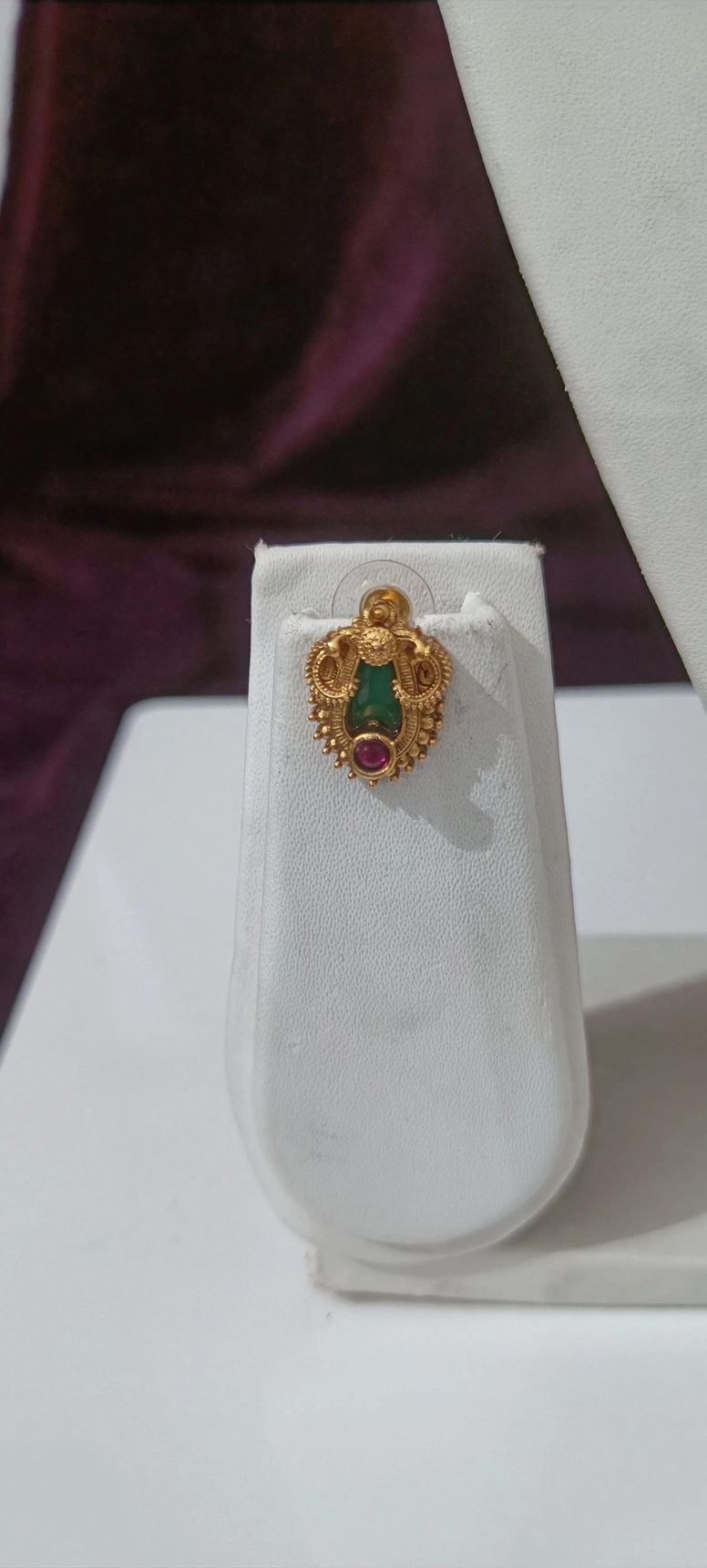 Traditional Emerald Pendant Set 2