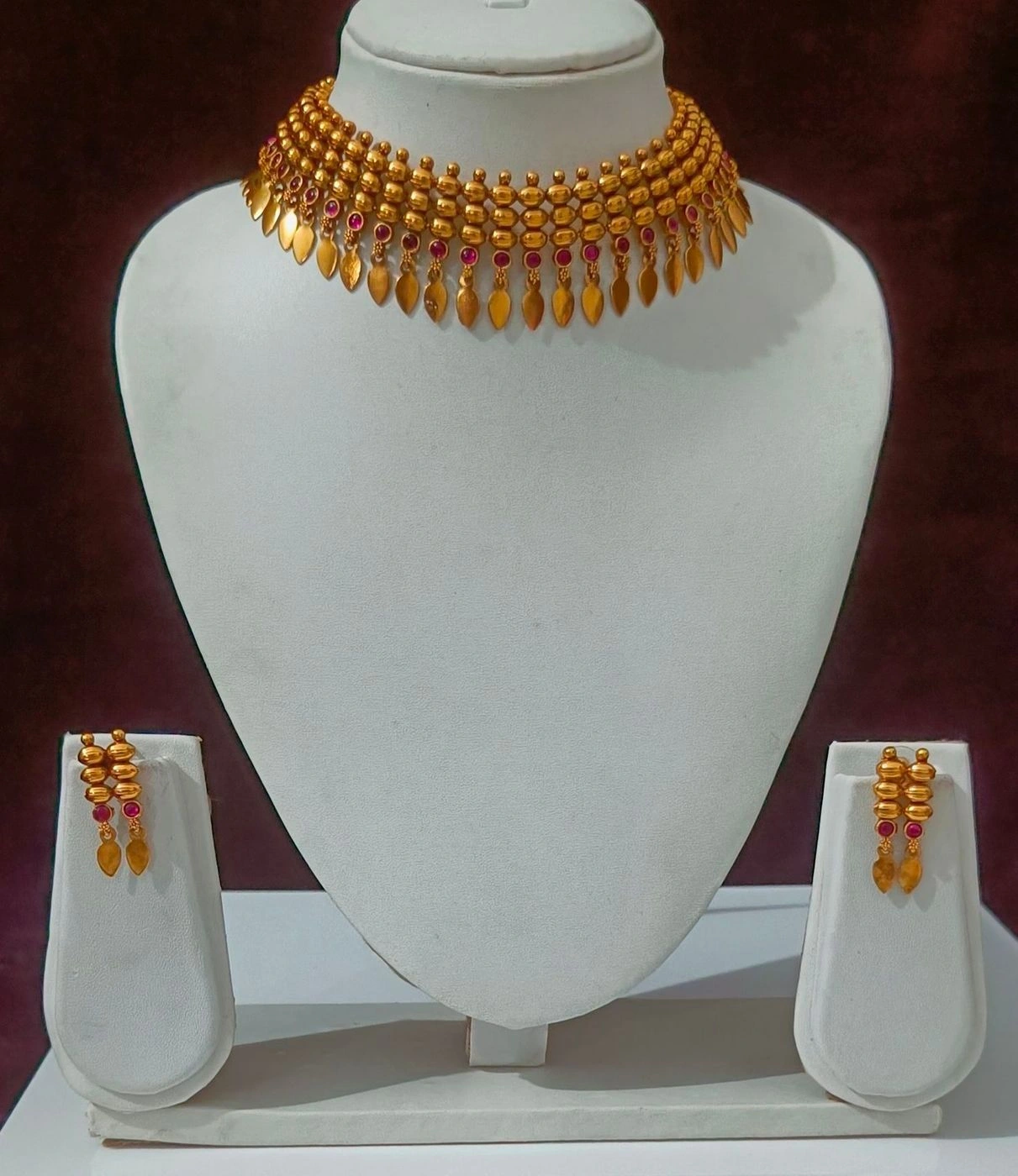 Premium Traditional Elakkathali Choker Set 1
