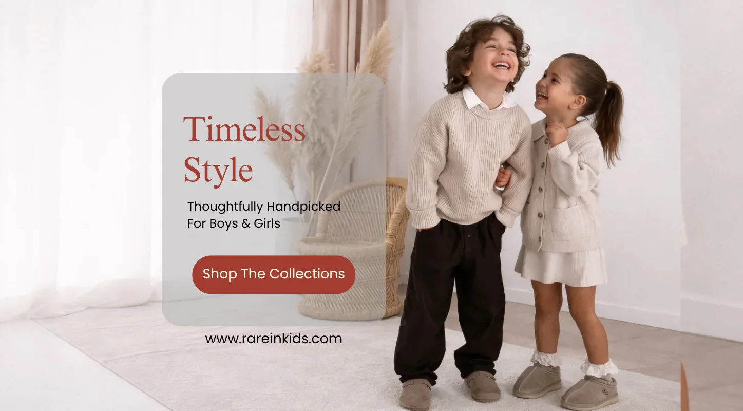 Curated Comfort. Elevated Kidswear.