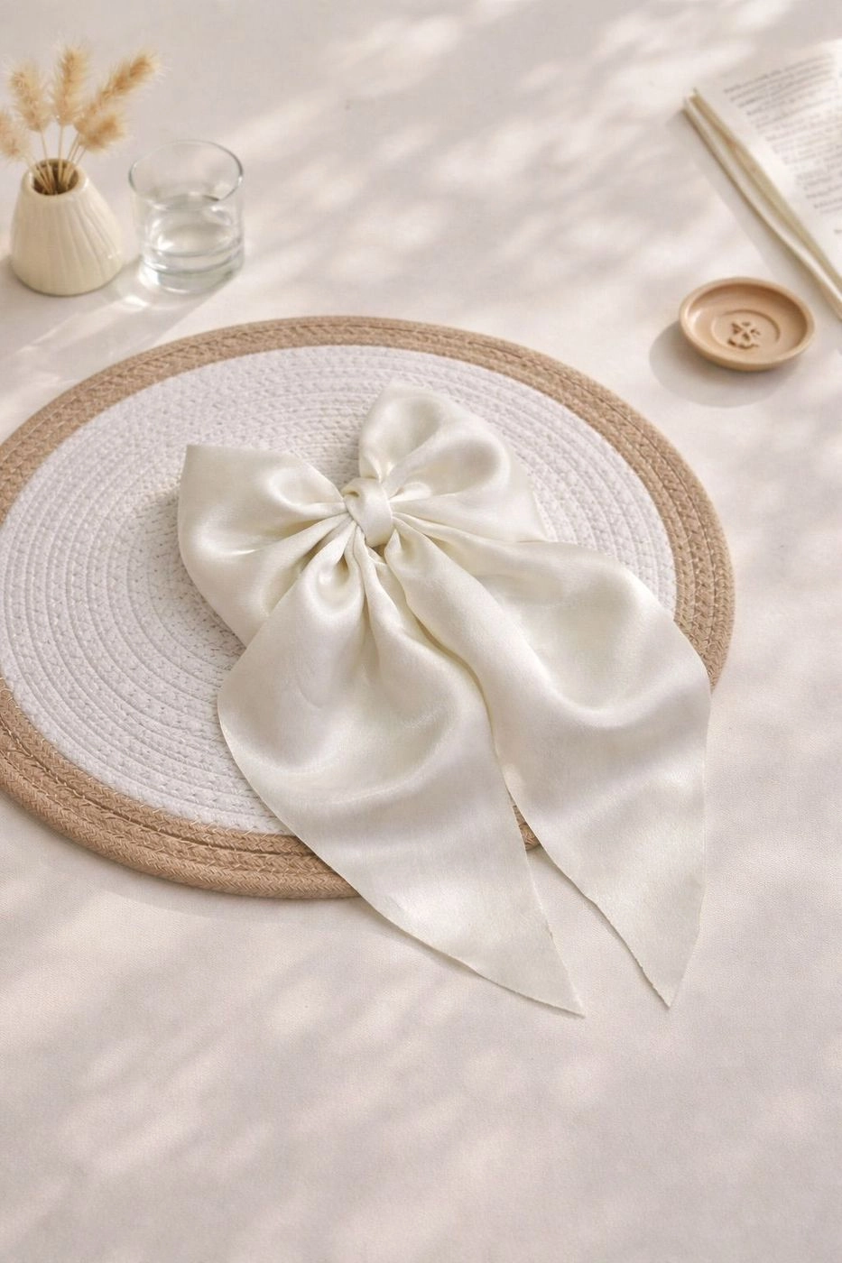 Éloise Satin Bow Clip 1