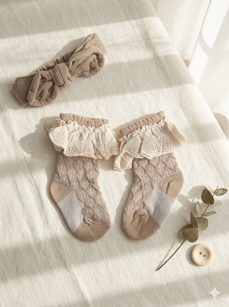 Colette bow sock set 2