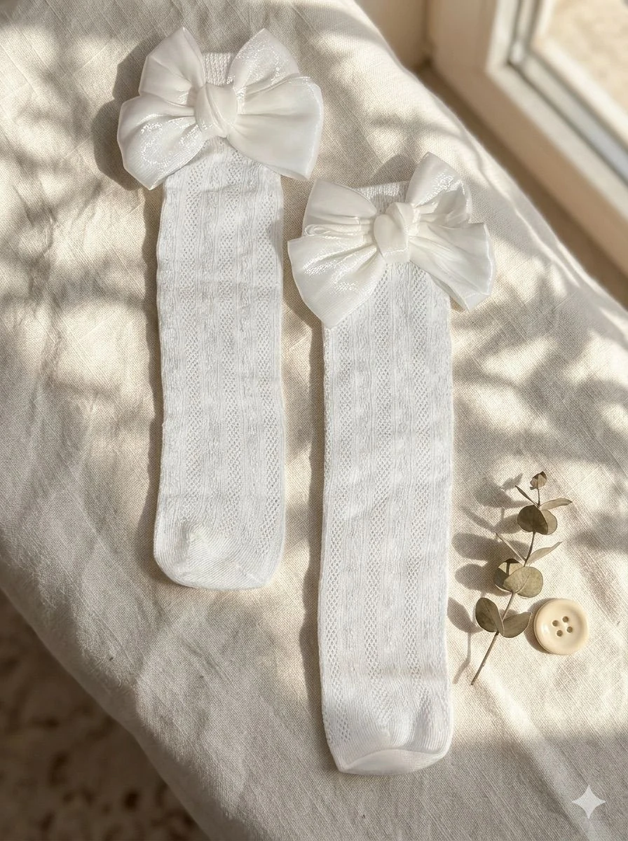 Ébène Bow Socks(M) 2