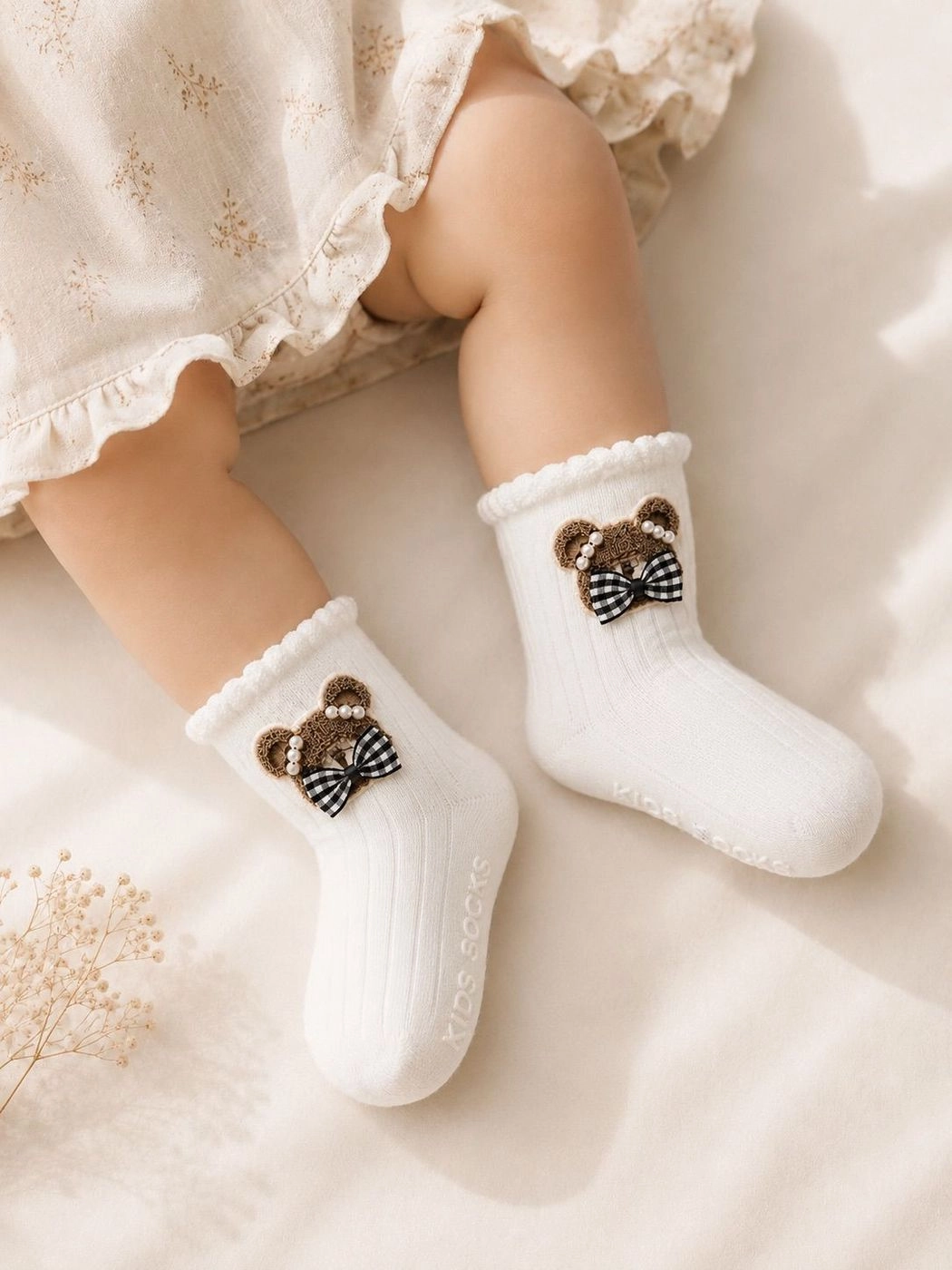 Luna Teddy Socks(3m - 3yrs) 3