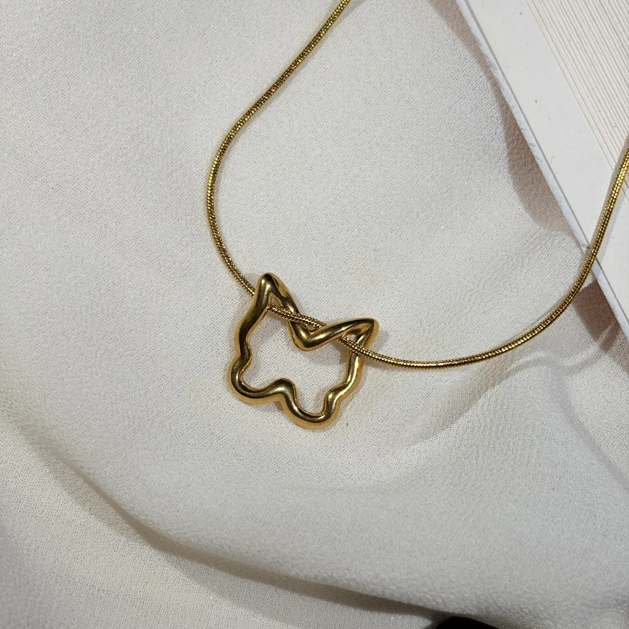 Golden Butterfly Necklace