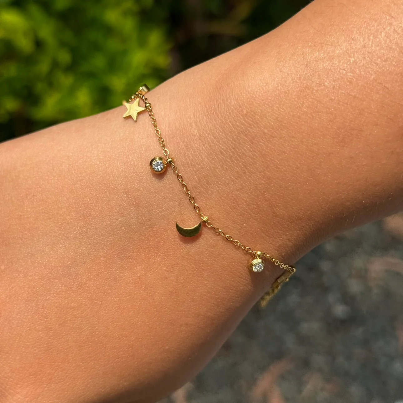 Star moon bracelet