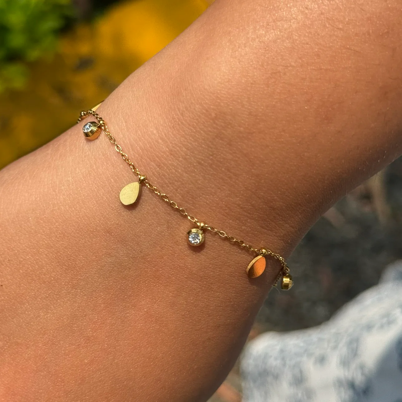 Teardrop Charm Chain