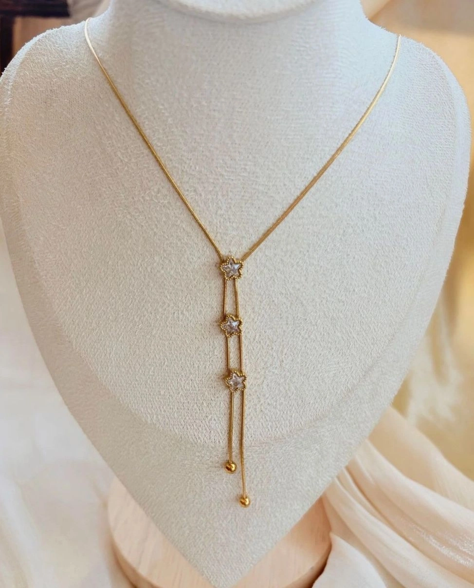 Starlight charm necklace