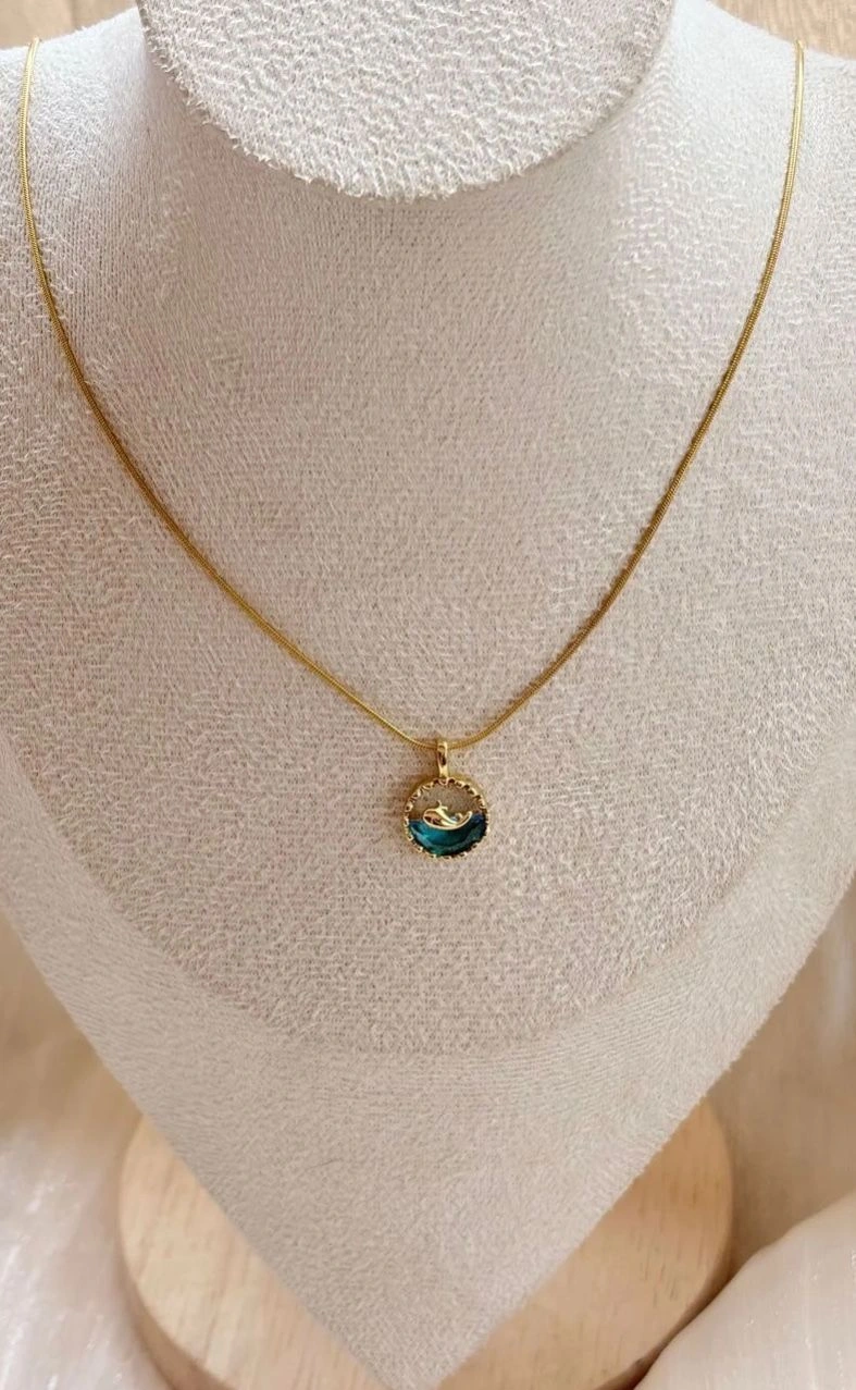 Blue whale pendant