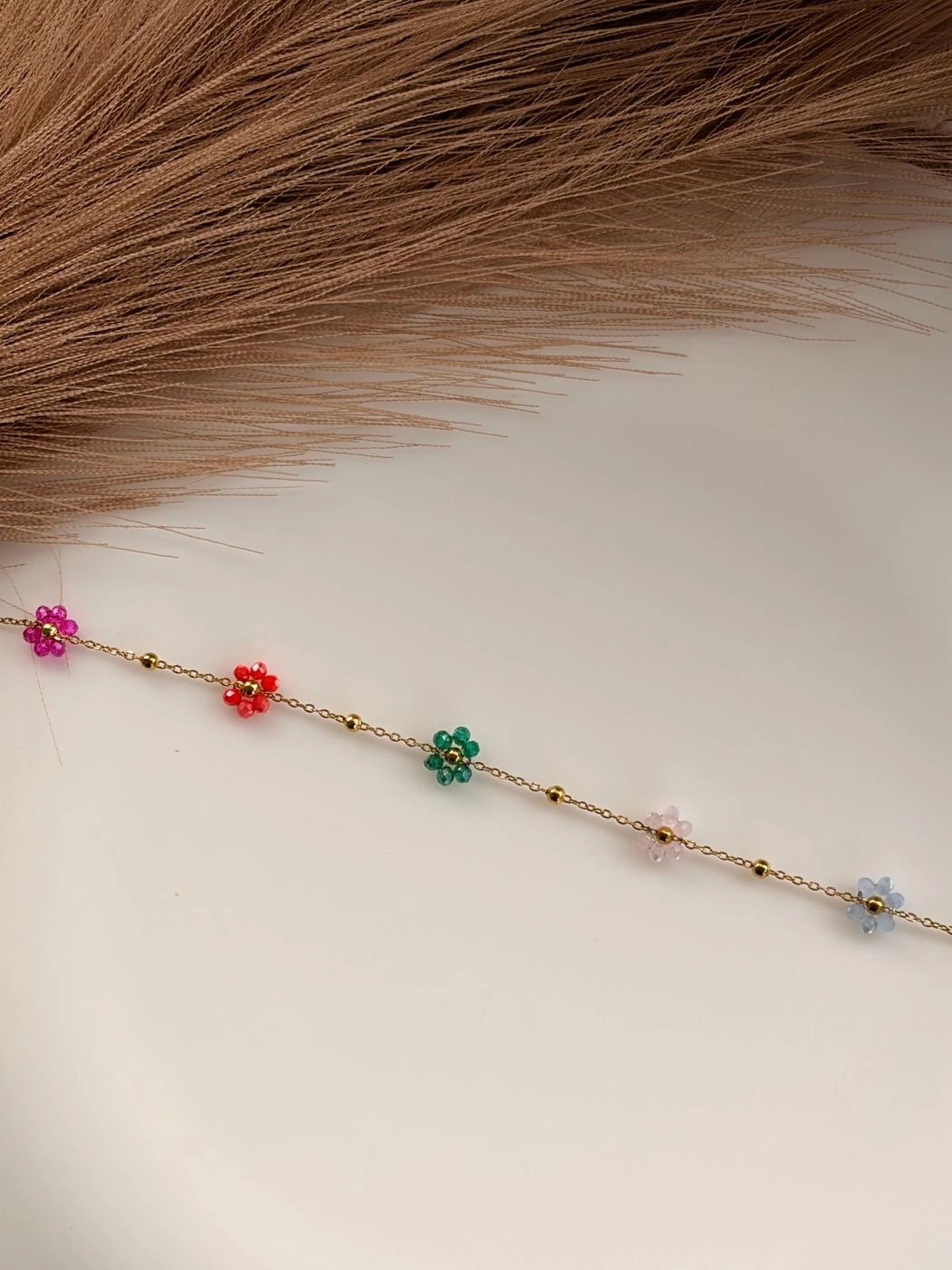 Multi floral bracelet
