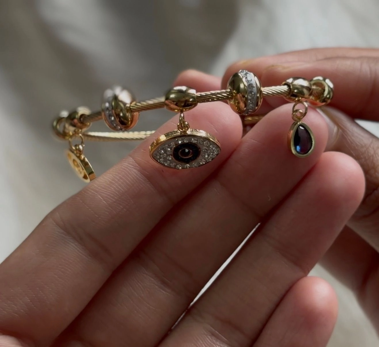 Evil eye bracelet