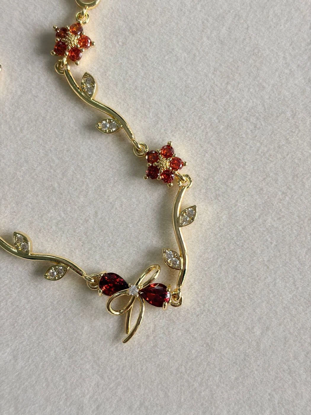 Purple vine bloom bracelet 2