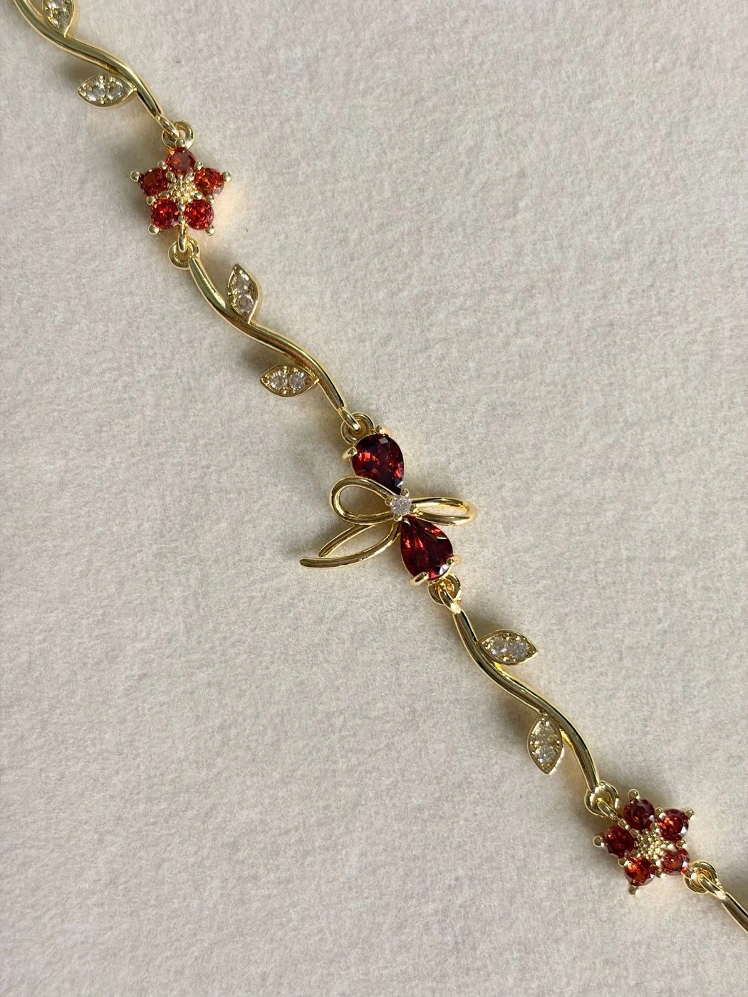 Purple vine bloom bracelet 3
