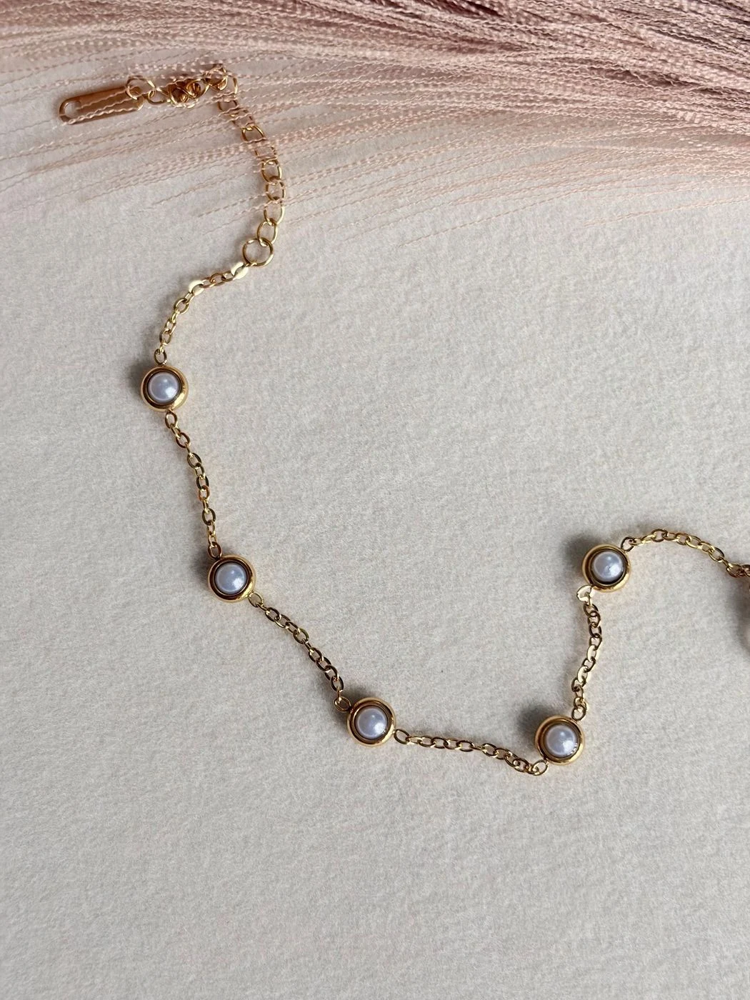 Pearl link bracelet 1