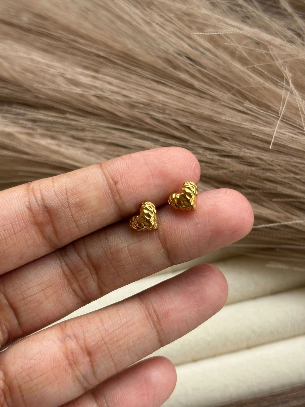 Heart Back ball studs 2