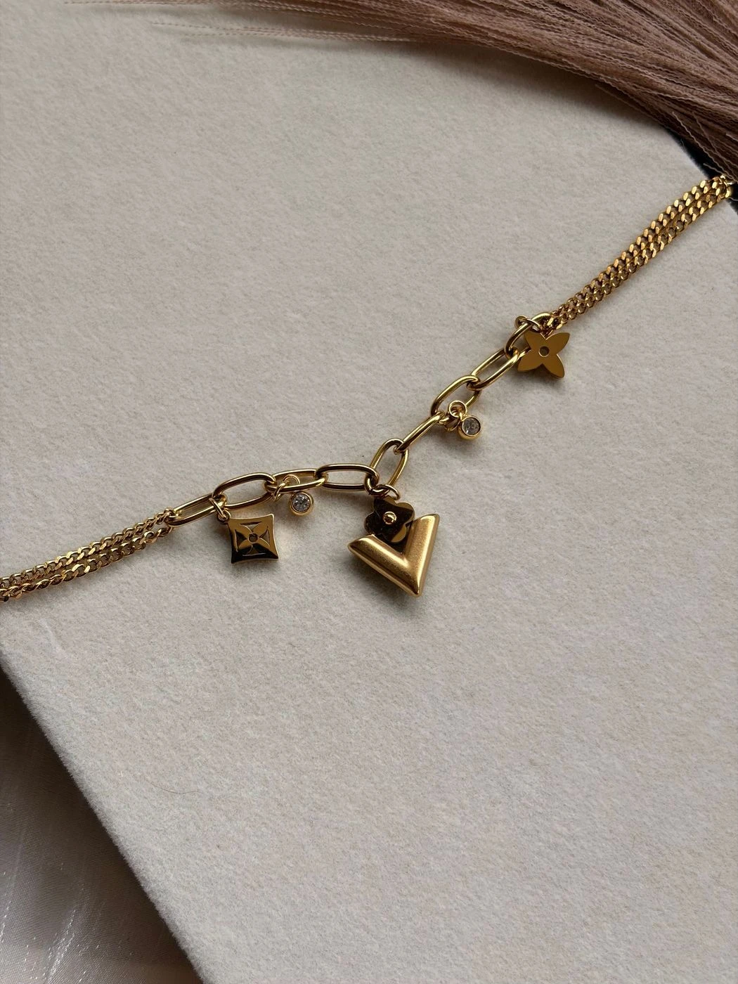 Designer inspired charm bracelet 1