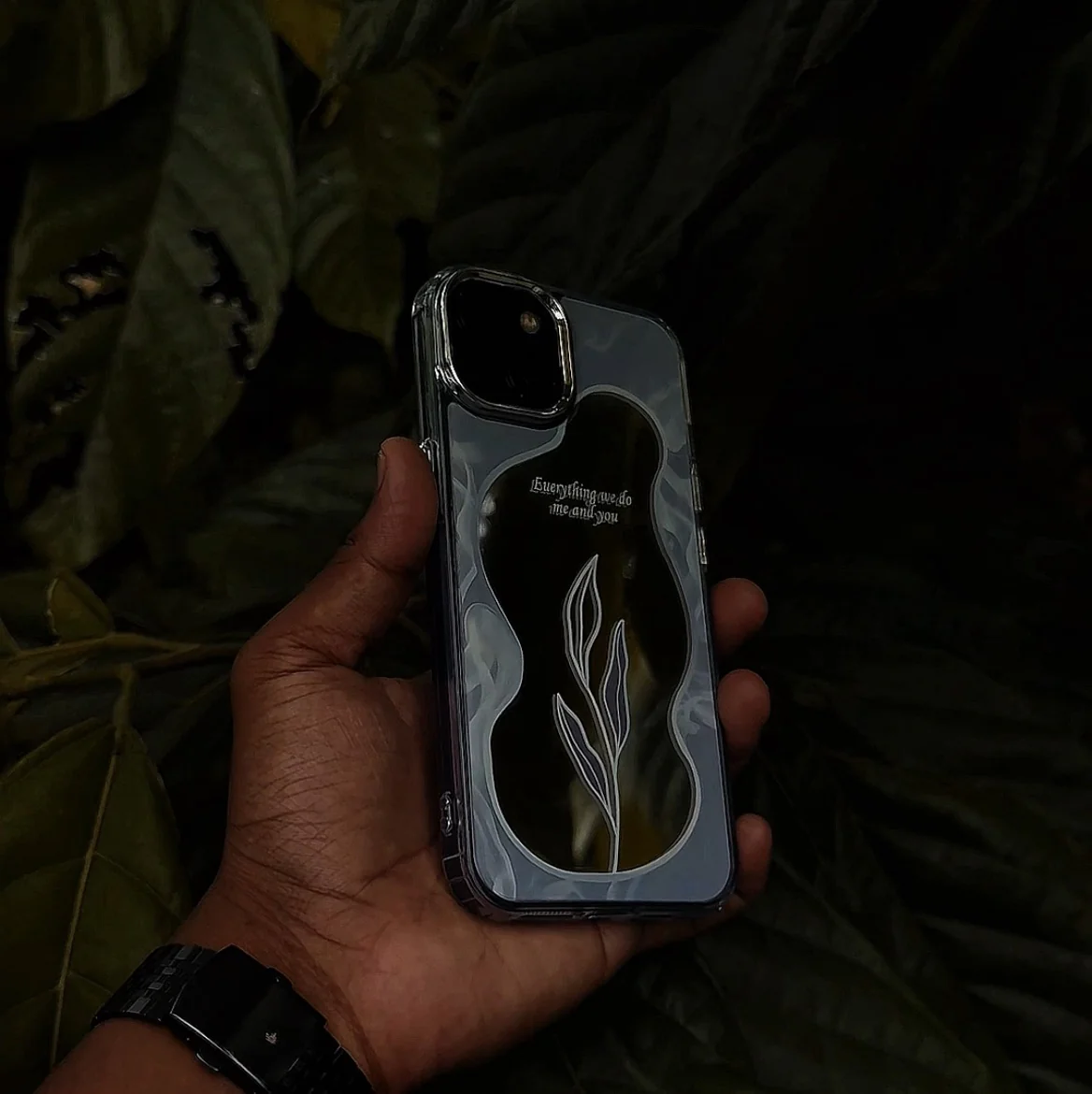 Leaf Mirror Case
