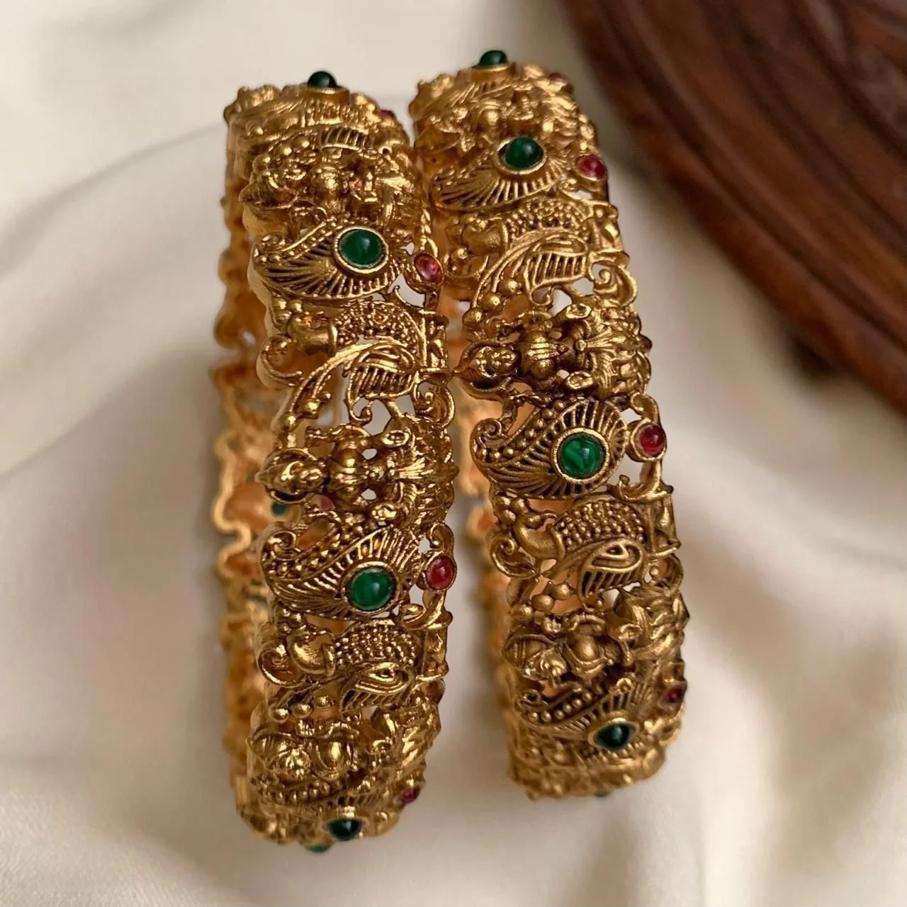 Peacock bangle