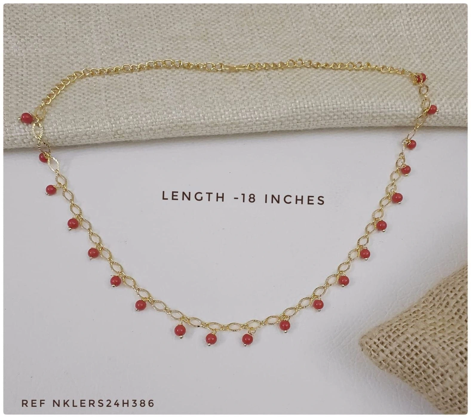Coral necklace