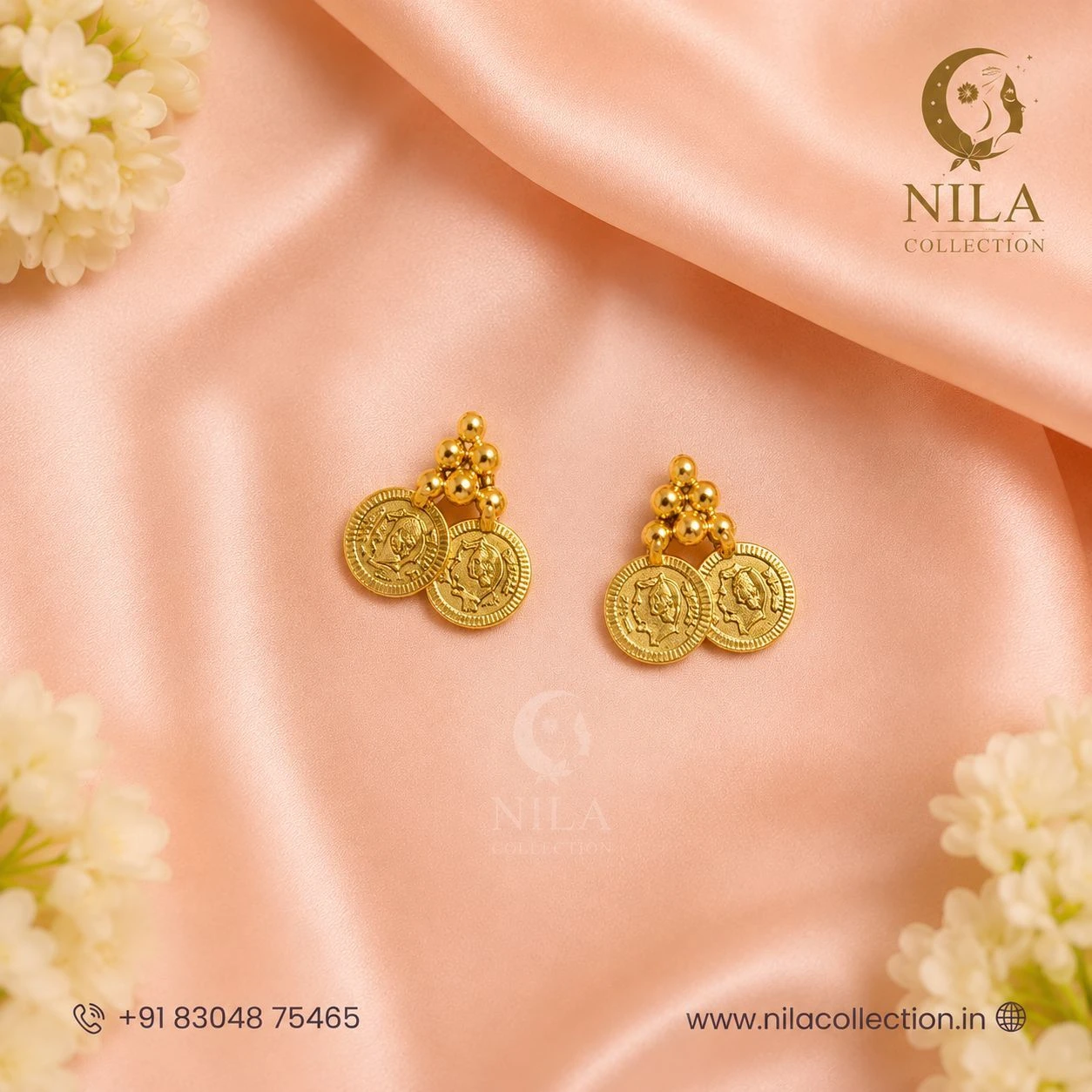 Double coin stud