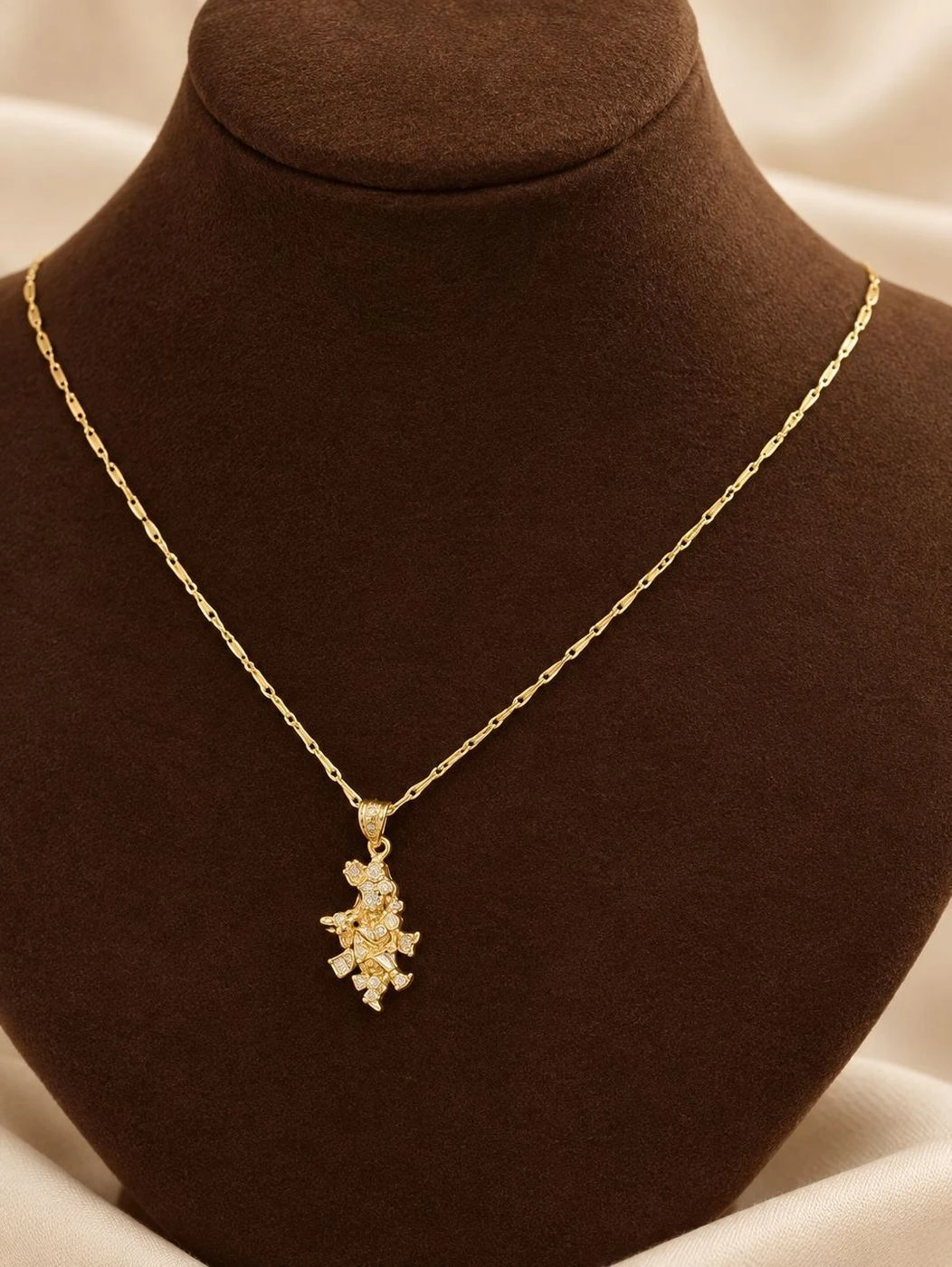 Little Krishna Locket with tara chain 1