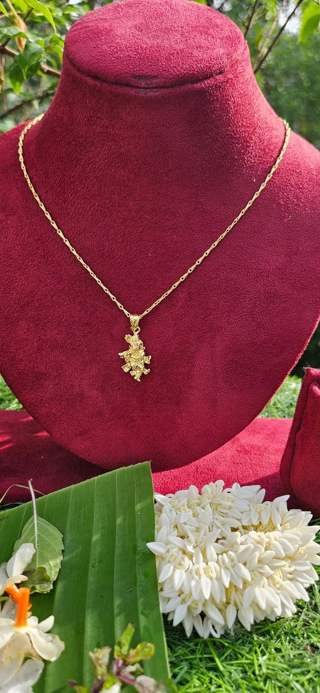Little Krishna Locket with tara chain 2