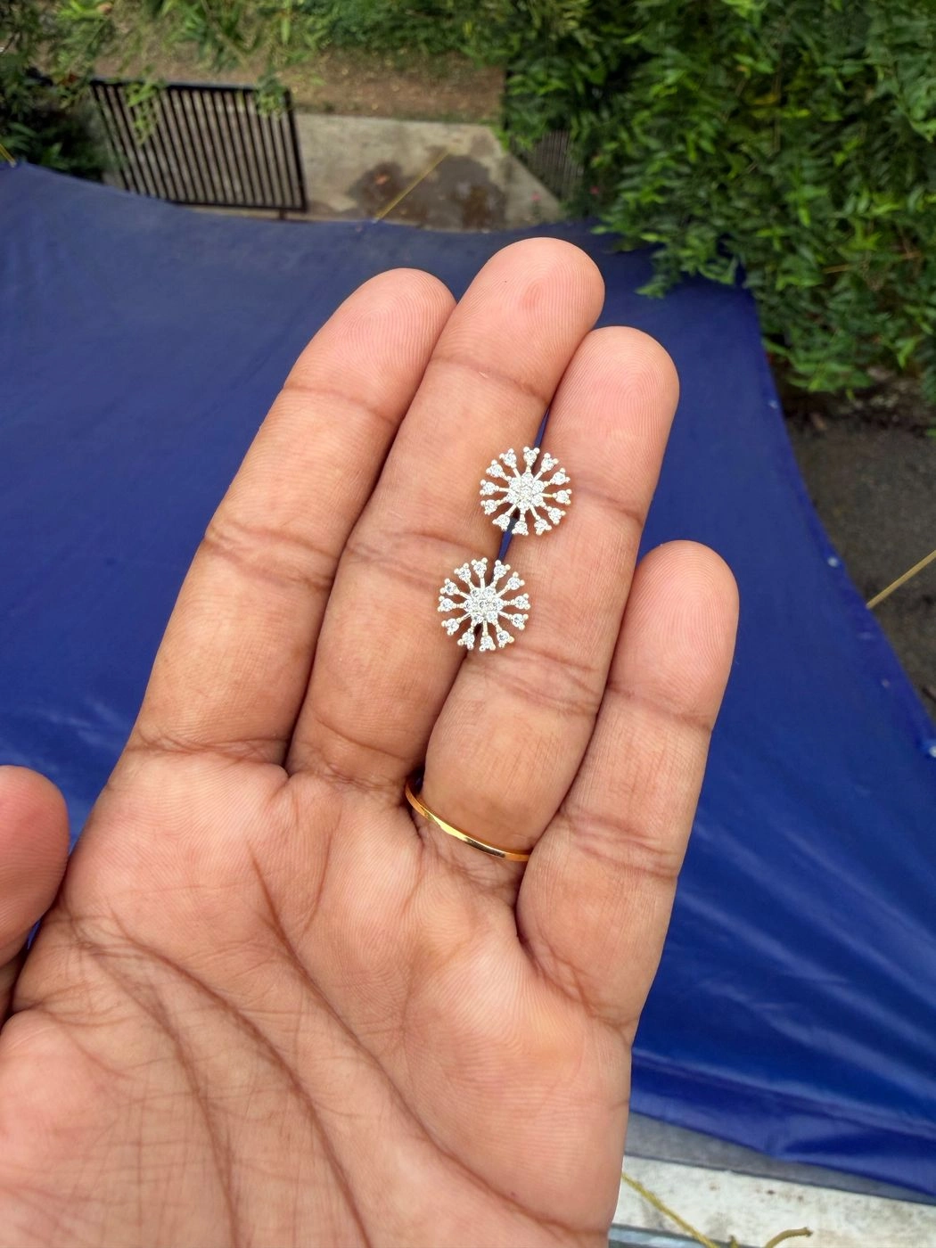 Diamond replica stud 2
