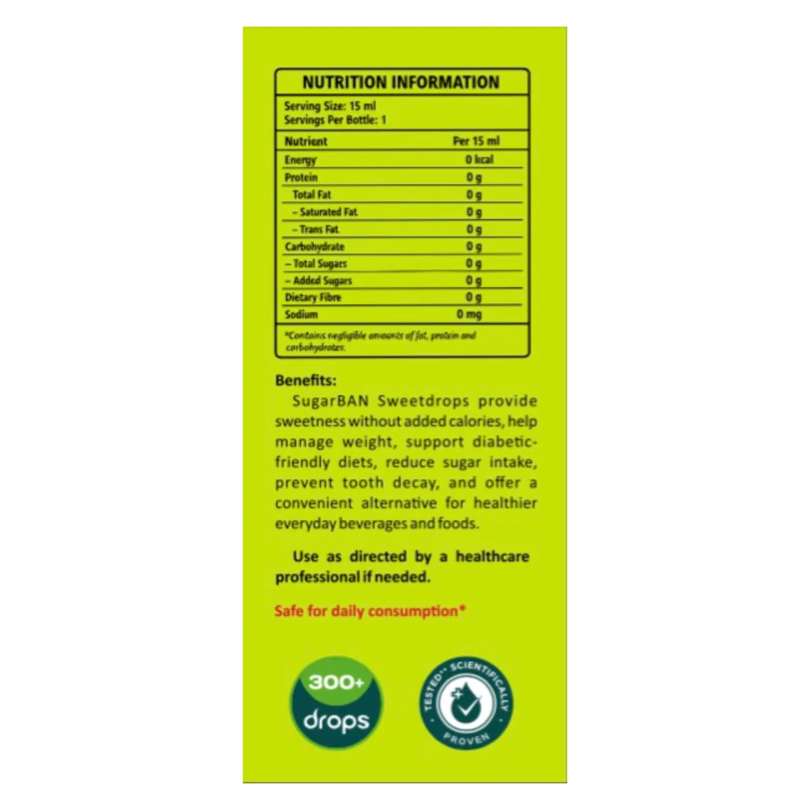 SugarBAN Sweet Drops 15ml 4