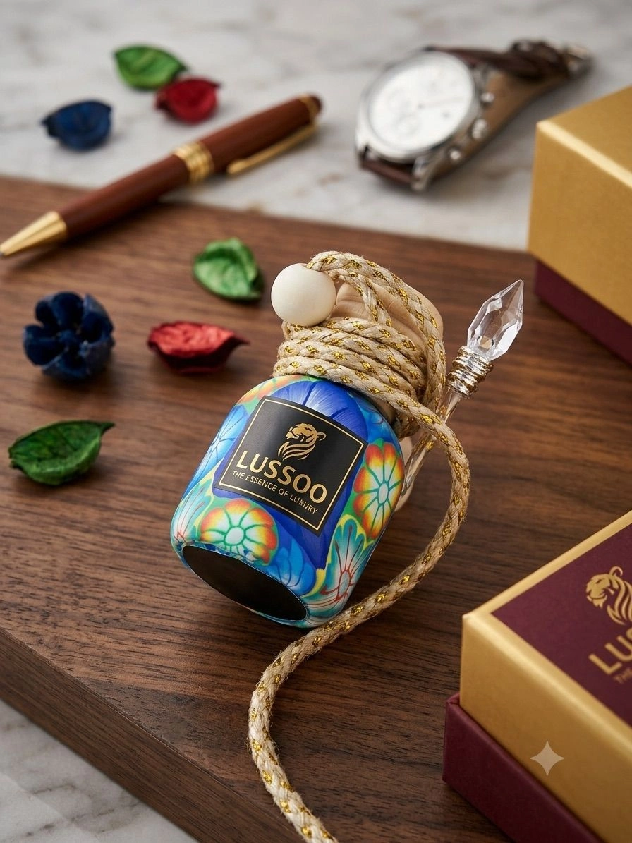 Lussoo White Oud Car Hanging Perfume 3