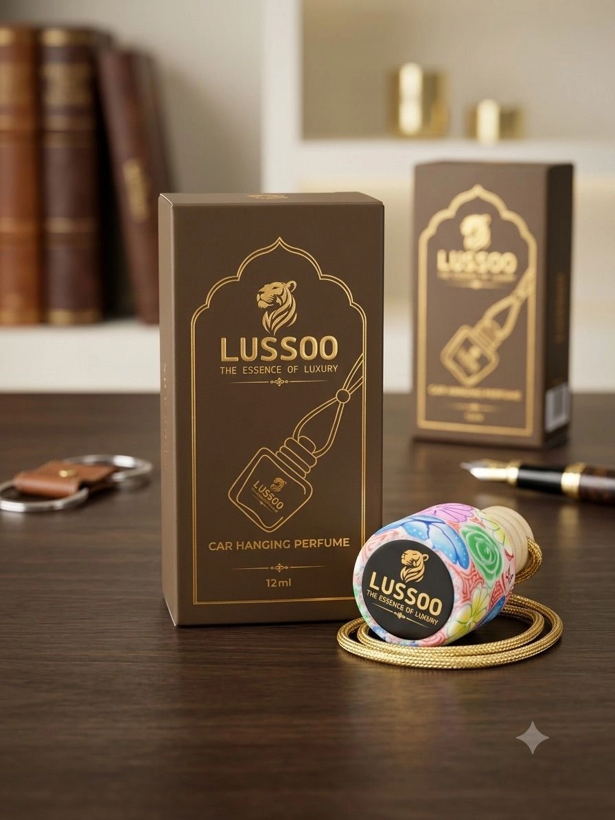 Lussoo White Oud Car Hanging Perfume 9