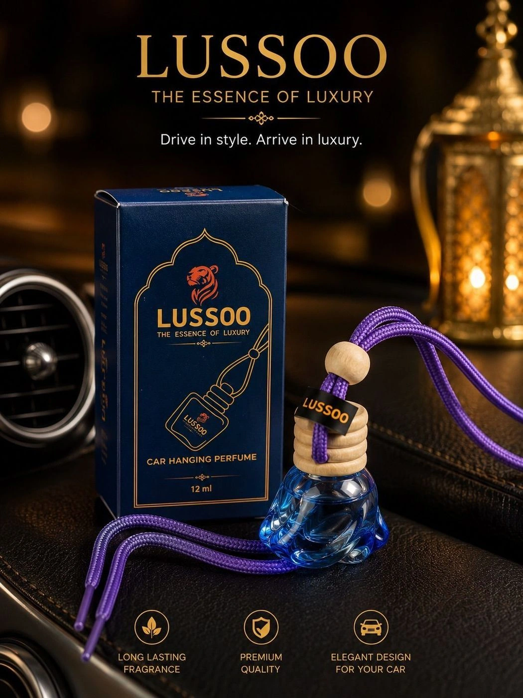 Lussoo Ocean Mist Car Hanging Perfume