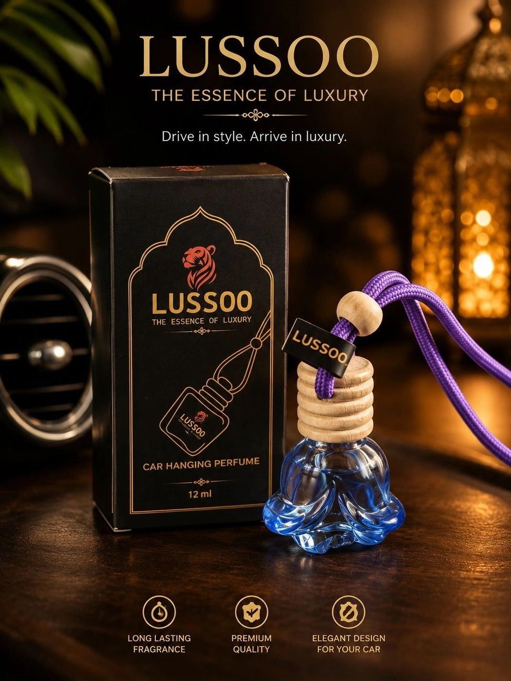 Lussoo Ocean Mist Car Hanging Perfume 10