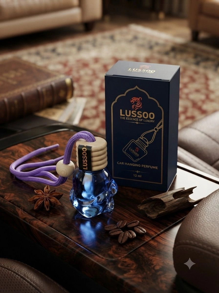 Lussoo Velvet Bleu Car Hanging 6