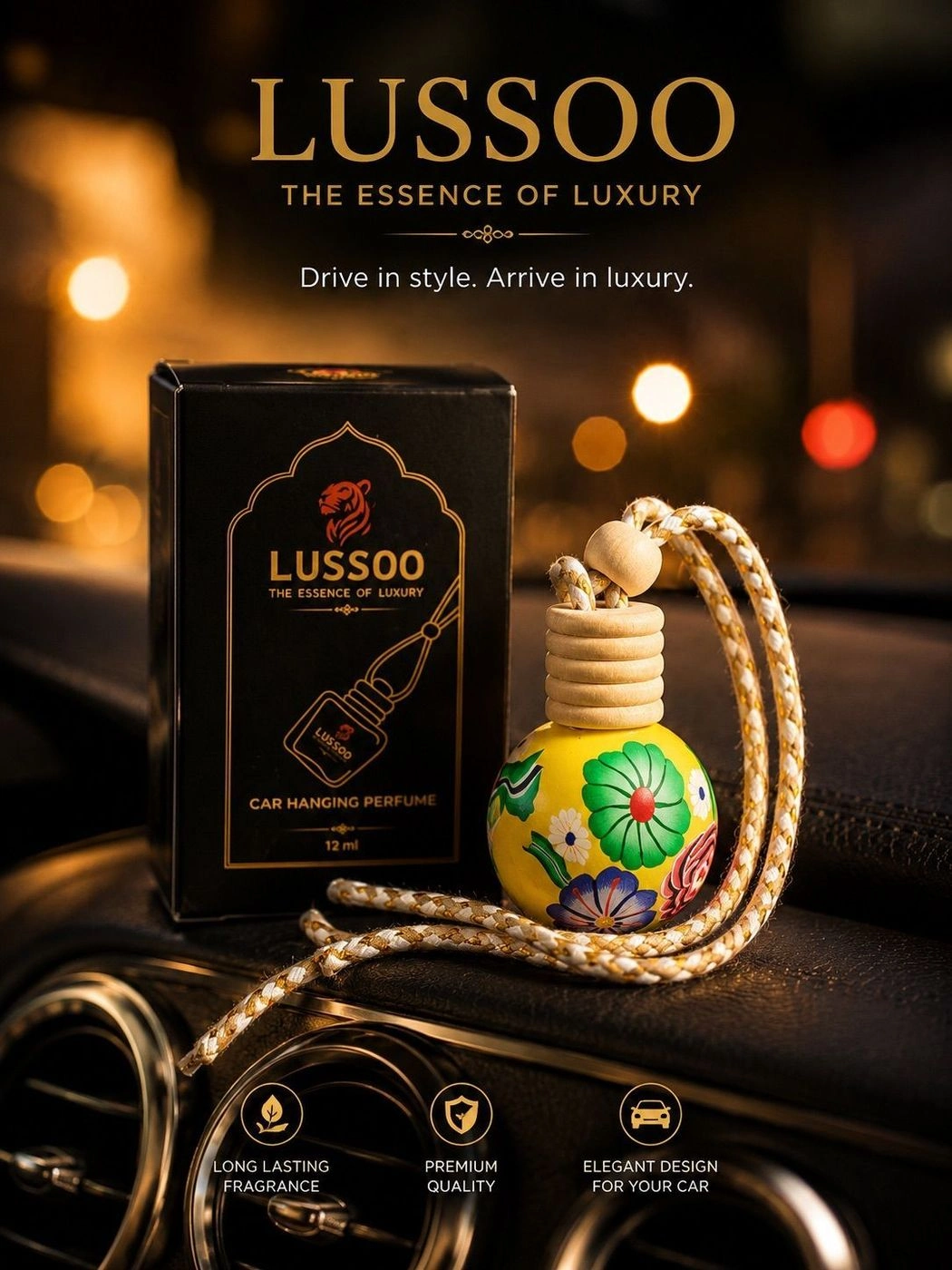 Lussoo Fresh Harmony Car Hanging Perfume 1
