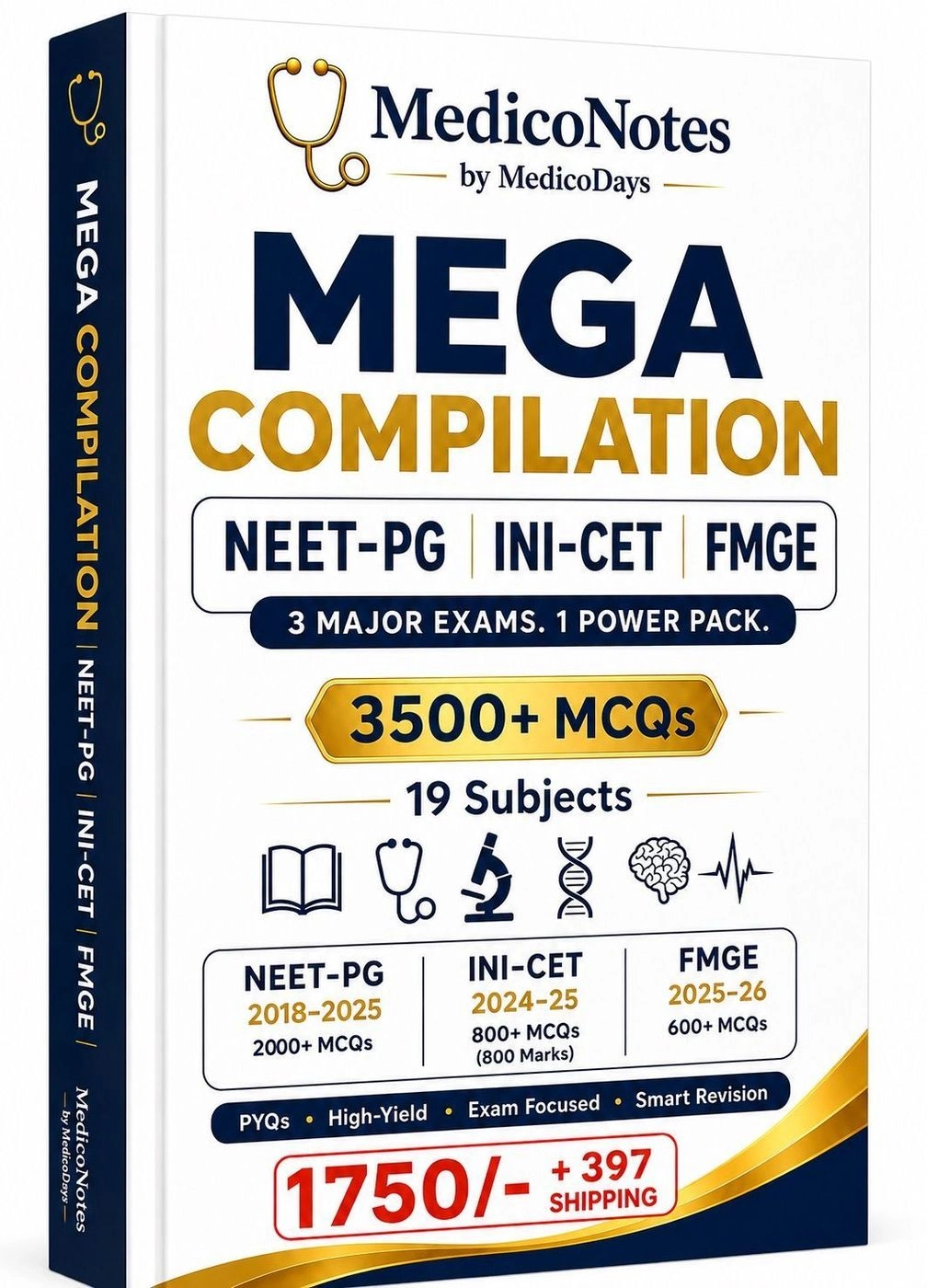 Mega Compilations NEETPG INICET FMGE ( A4 FORMAT) 1