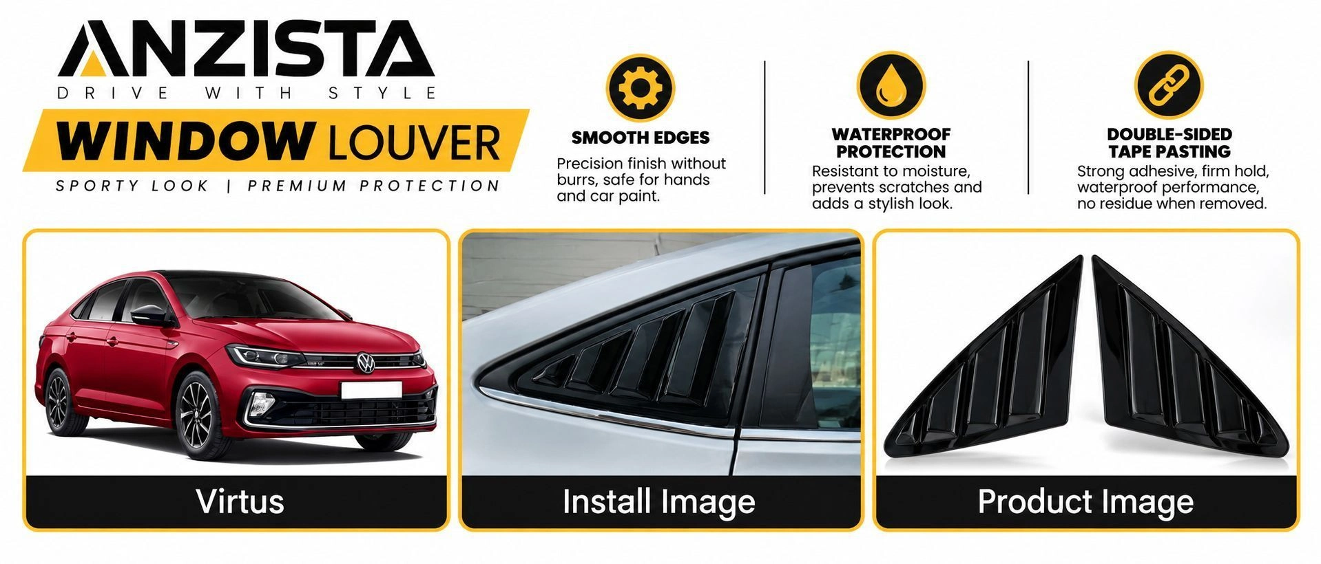 Vw Virtus Window Louvers