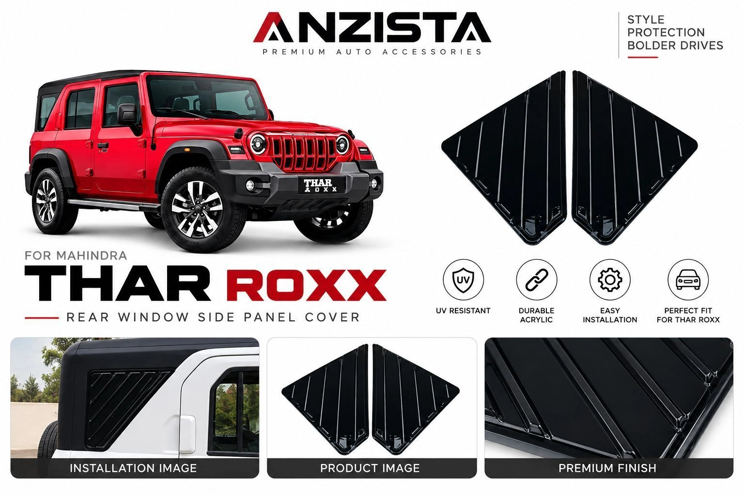 Thar ROXX Window Louvers