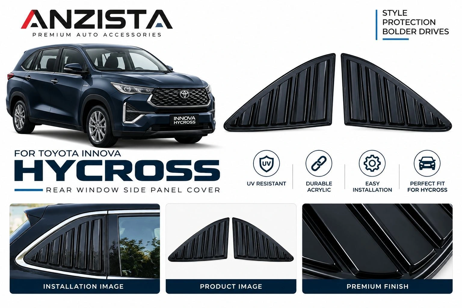 Window Louvers For Hycross