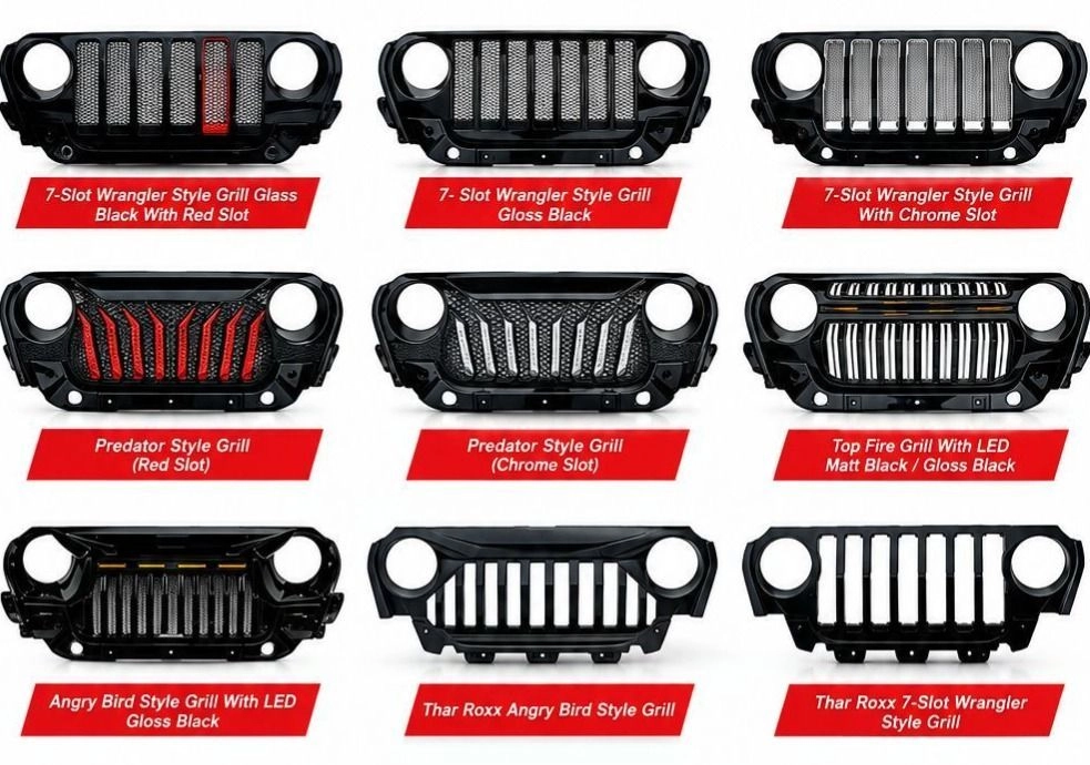 Front Grill Compatible With Thar Roxx