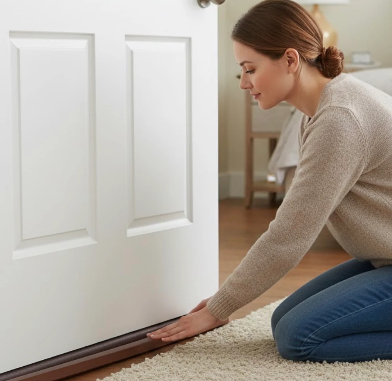 Twin Door Draft Stopper / Guard Protector For Doors And Windows 6ps pack 3